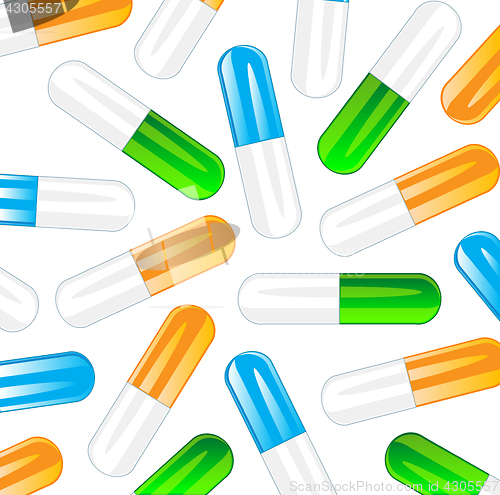 Image of Tablets in capsule