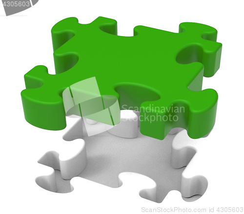 Image of Puzzle Piece Shows Individual Object Problem