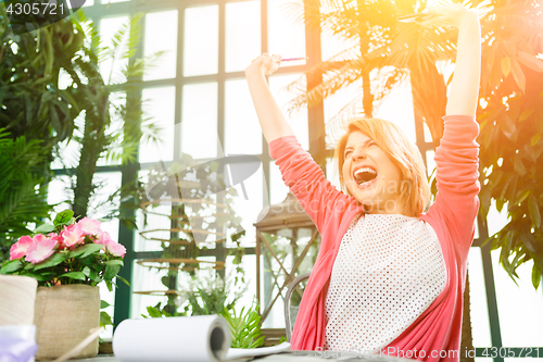 Image of Image of one cheerful florist