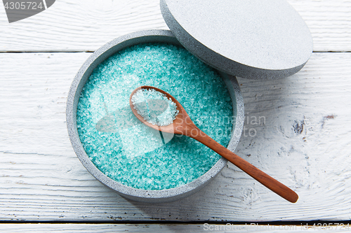 Image of Close-up photo of bath salt