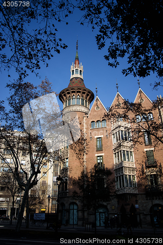 Image of Gaudi building, Barcelona, Spain