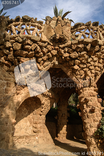 Image of Park Guell in Barcelona, Spain.