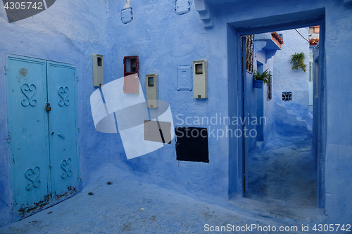 Image of Chefchaouen, the blue city in the Morocco.