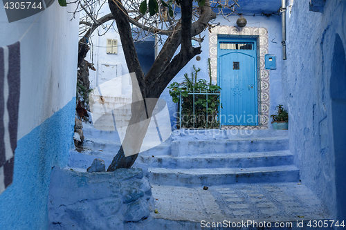 Image of Chefchaouen, the blue city in the Morocco.