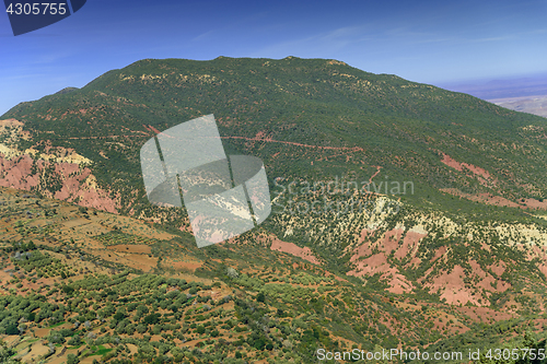 Image of Scenic landscape, Atlas Mountains, Morocco