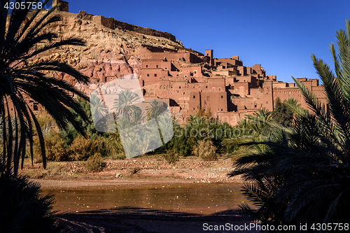 Image of Kasbah Ait Benhaddou in the Atlas Mountains of Morocco