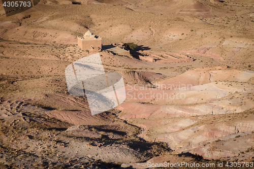 Image of Kasbah Ait Benhaddou in the Atlas Mountains of Morocco