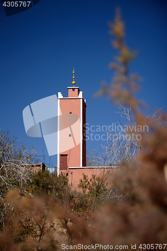 Image of Mosque in the Atlas Mountains of Morocco