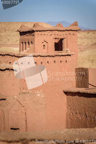 Image of Kasbah Ait Benhaddou in the Atlas Mountains of Morocco