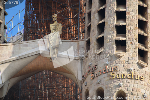 Image of Sagrada Familia - Catholic church in Barcelona, Catalonia