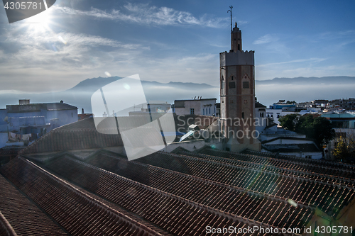 Image of Chefchaouen, the blue city in the Morocco.