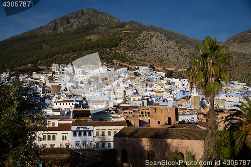 Image of Chefchaouen, the blue city in the Morocco.