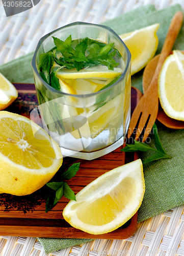 Image of Lemon and Mint Beverage