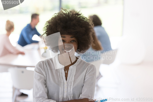 Image of Multiethnic startup Business Team At A Meeting at modern office 