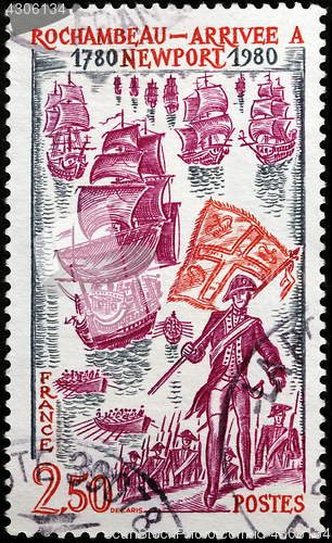 Image of Rochambeau Postal Stamp