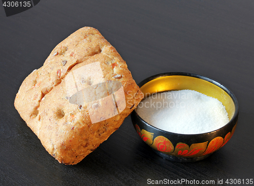 Image of Fresh Bread and Saltcellar