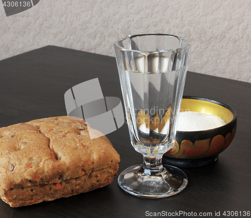 Image of Shot glass for vodka and bread