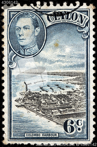 Image of Colombo Harbor Stamp