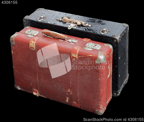 Image of Two Old Suitcases