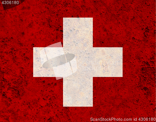 Image of Textured flag of Switzerland in nice colors