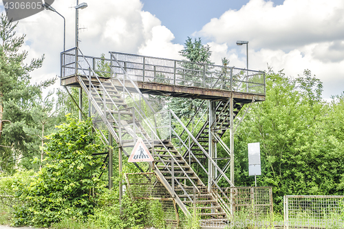 Image of Old stairways over railway