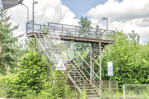 Image of Old stairways over railway