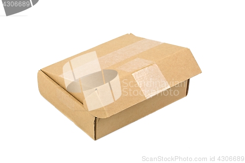 Image of Cardboard Box on White