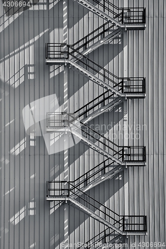 Image of Industrial Exterior Staircase
