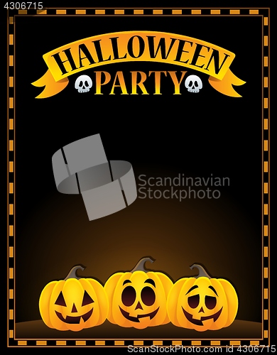 Image of Halloween party sign topic image 1