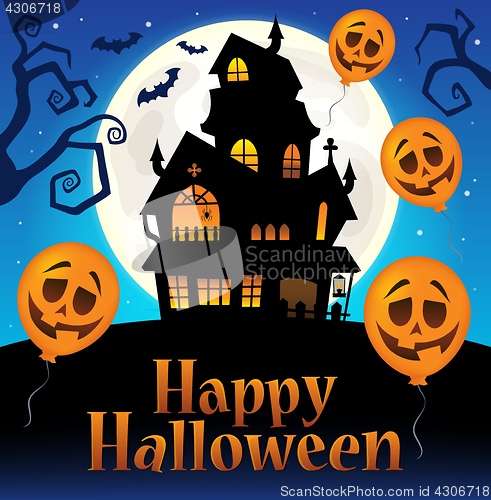 Image of Happy Halloween sign thematic image 7