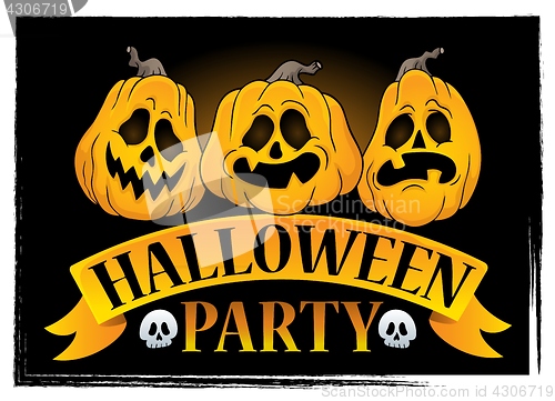 Image of Halloween party sign topic image 3