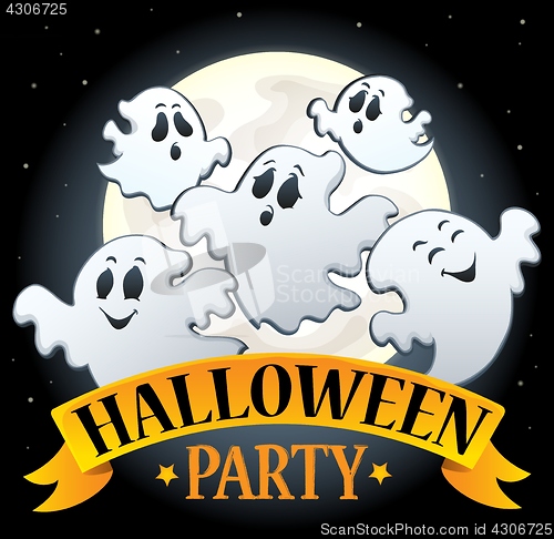 Image of Halloween party sign topic image 4