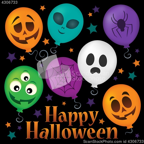 Image of Happy Halloween sign thematic image 6