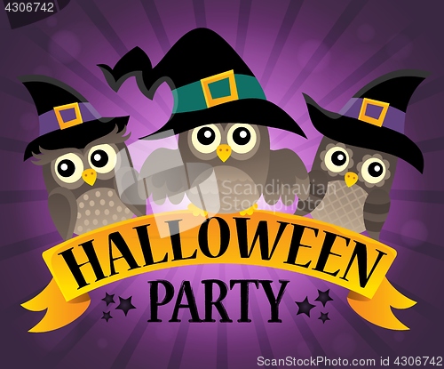 Image of Halloween party sign topic image 9