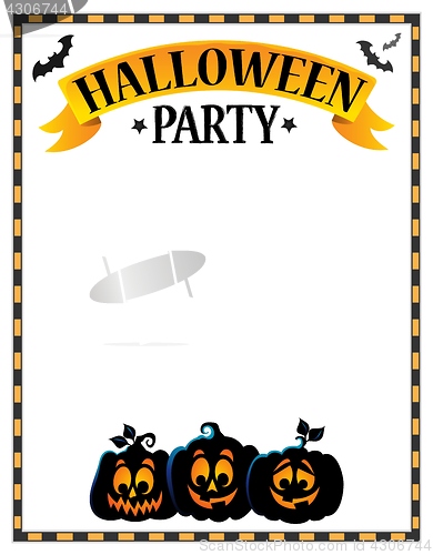 Image of Halloween party sign theme image 3