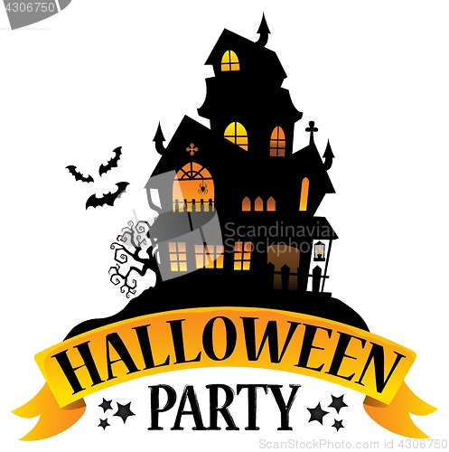 Image of Halloween party sign theme image 5