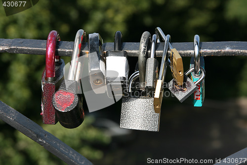 Image of Lovers padlocks