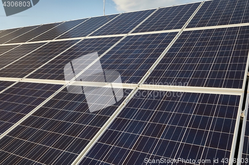 Image of Solar panels on a roof