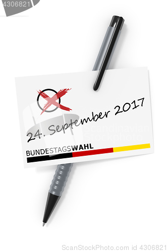 Image of Bundestagswahl 24. September 2017