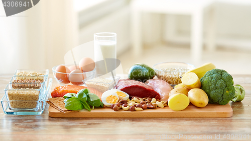 Image of natural food on table