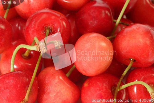 Image of Background of Cherries