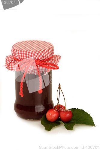 Image of Cherry Jam in a Glass