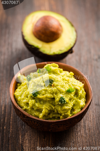 Image of Guacamole with avocado