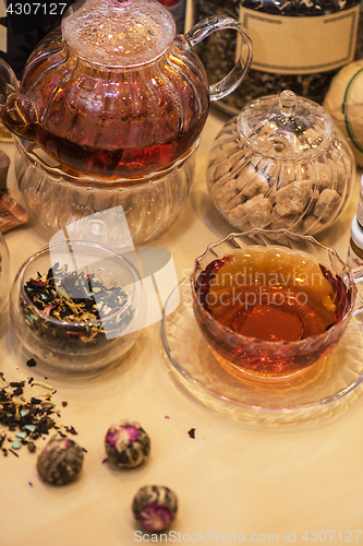 Image of Diffferent tea set