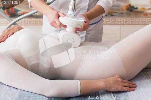 Image of LPG, and body contouring treatment in clinic