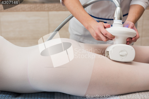 Image of LPG, and body contouring treatment in clinic