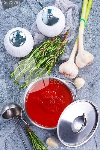 Image of tomato soup