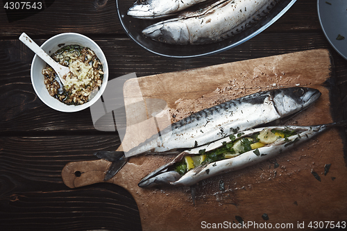 Image of Fish food preparation