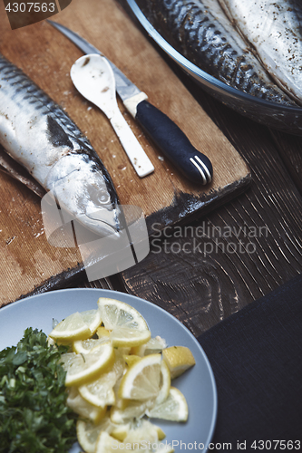 Image of Fish food preparation