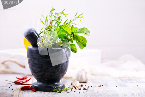 Image of aroma herb and spice